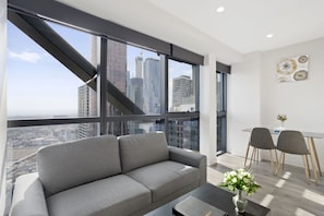 Two Bedroom Apartment | Premium bedding, in-room safe, desk, iron/ironing board