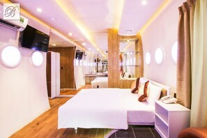 Duplex | Egyptian cotton sheets, premium bedding, pillowtop beds, minibar - Bonita THT Hotel - Adults Only (Ho Chi Minh City)