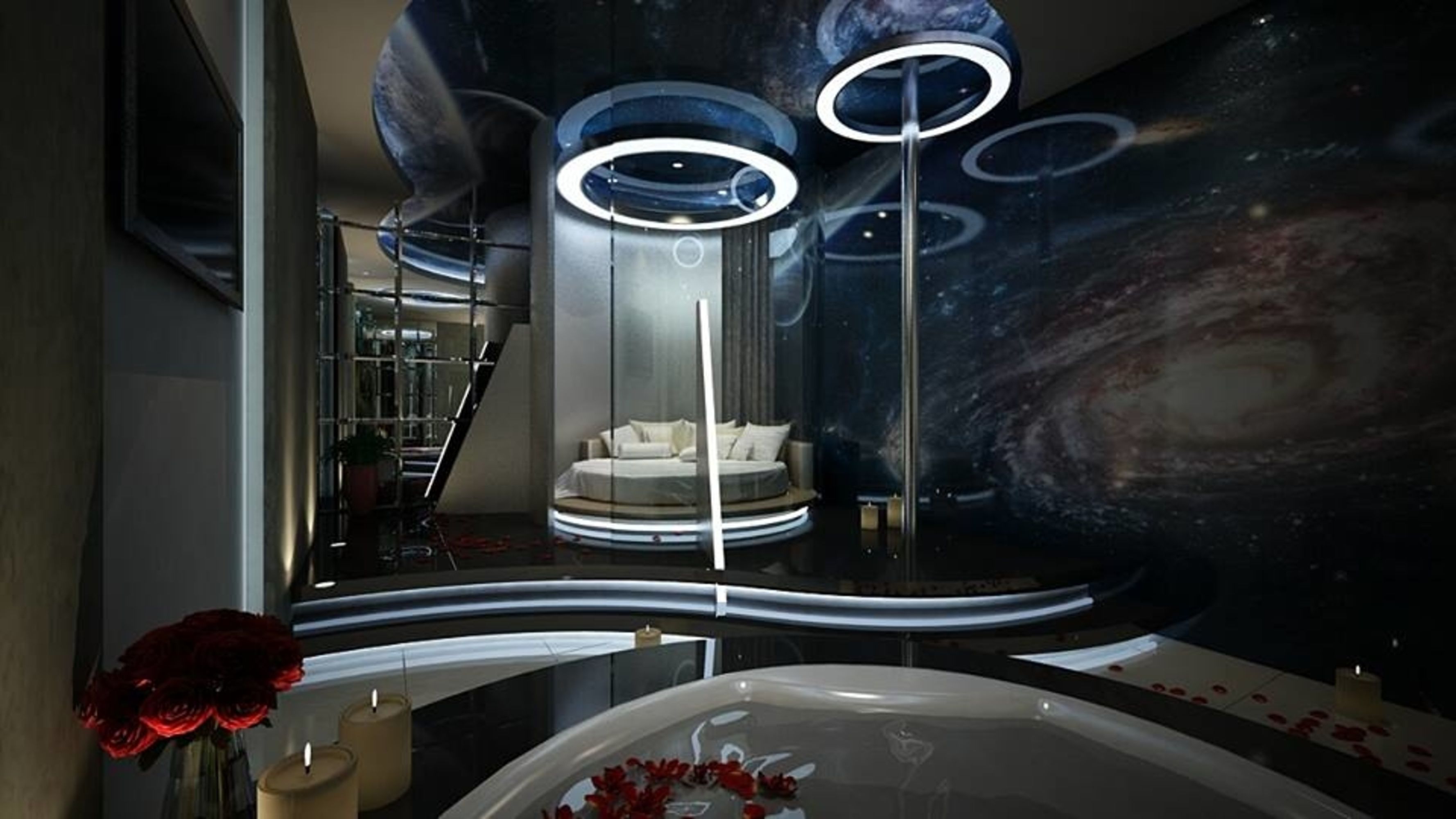 Fantasy | Bathroom | Separate tub and shower, jetted tub, hydromassage showerhead