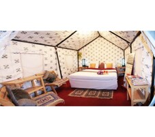 Deluxe Double Room, 1 Bedroom, Mountain View | Desk, blackout drapes, rollaway beds, bed sheets