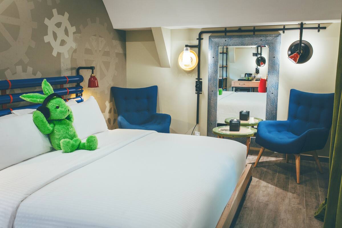 Ropa de cama de alta calidad y minibar