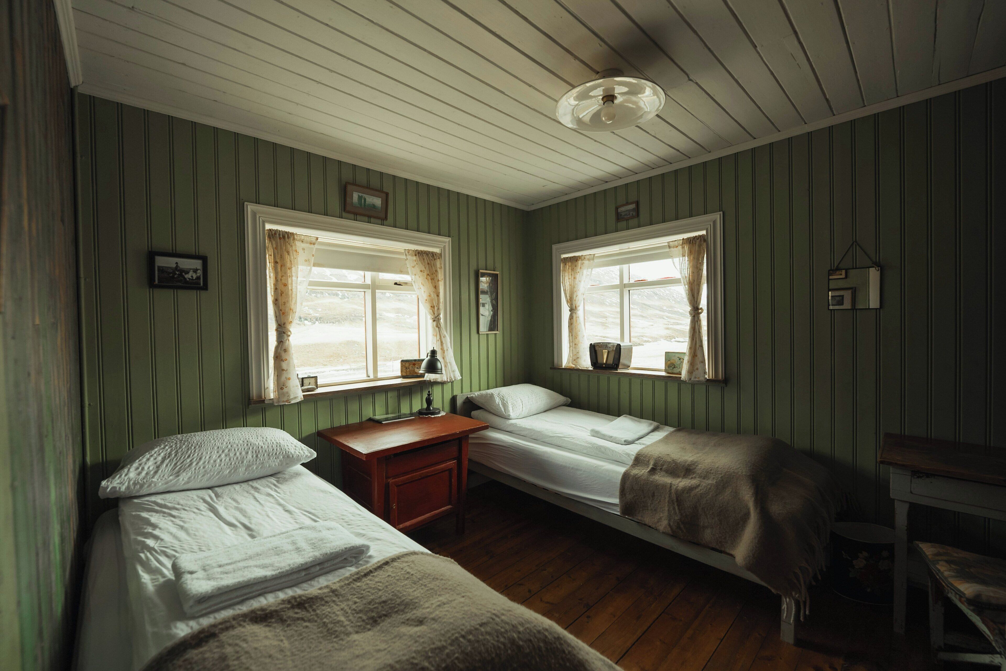 Traditionele Twin kamer, uitzicht op vallei, uitzicht op gebergte | Verduisterende gordijnen, gratis wifi, beddengoed