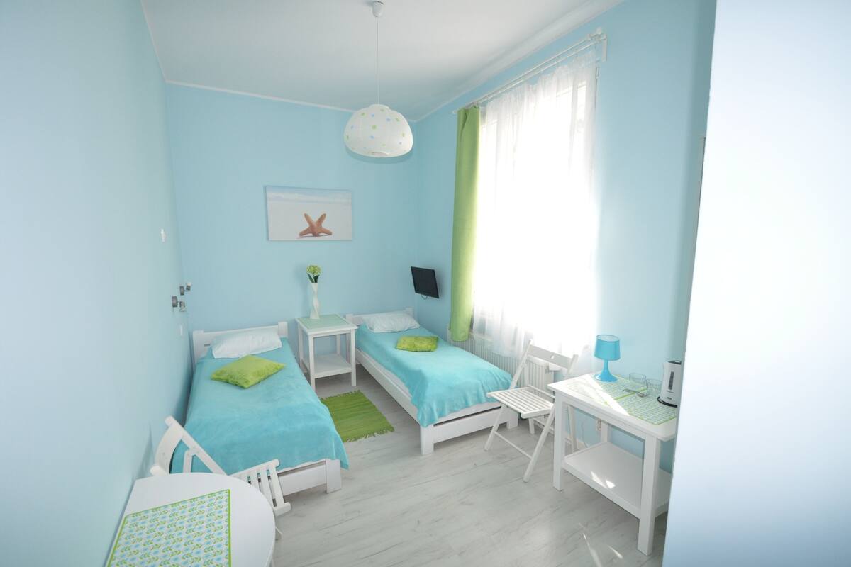 Iron/ironing board, free cots/infant beds, free WiFi