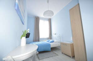 Iron/ironing board, free cots/infant beds, free WiFi