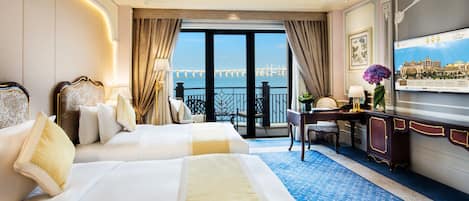 Suite, 2 chambres, balcon, vue mer