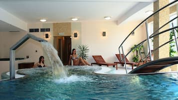 Indoor pool, seasonal outdoor pool