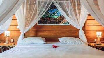 Bangalô tradicional | Frigobar, cofres nos quartos, ferros/tábuas de passar roupa