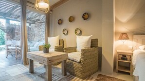 Studio Suite (1) | Living area | Flat-screen TV - Can Aisha - Adults Only (Formentera)