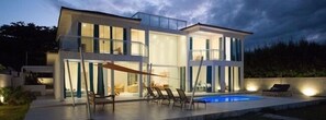 Front of property - evening/night