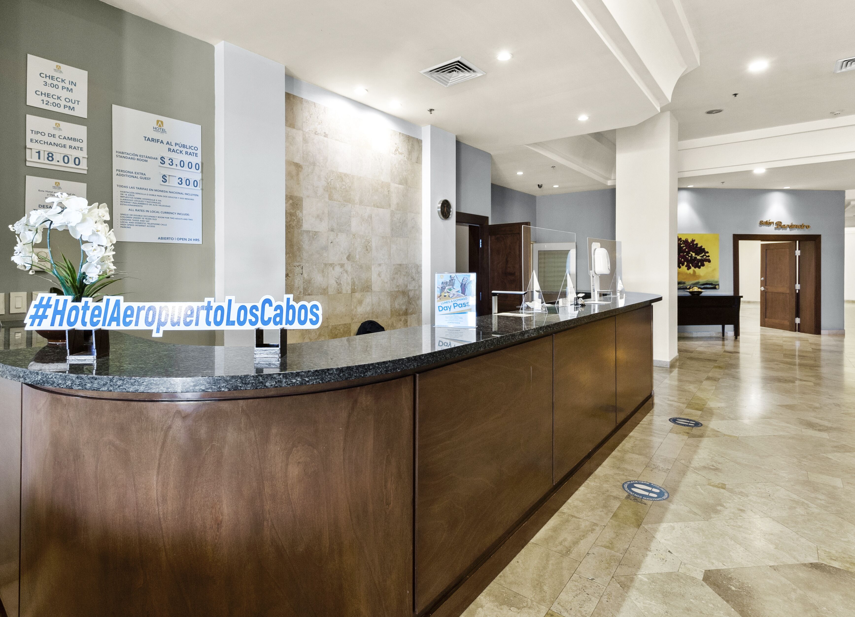 check-in/check-out kiosk