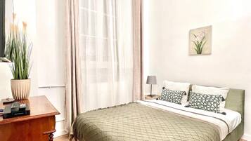 Lägenhet Deluxe - 2 sovrum - bottenvåning (Podwale 29/6) | Individuell inredning, unika möbler och ljudisolering