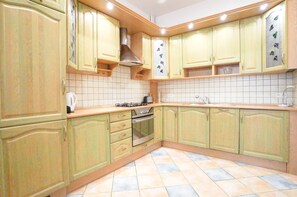 Leilighet, 1 soverom (Szeroki Dunaj 9/7) | Eget tekjøkken | Kjøleskap, kokeplater, kaffetrakter/tekoker og vannkoker