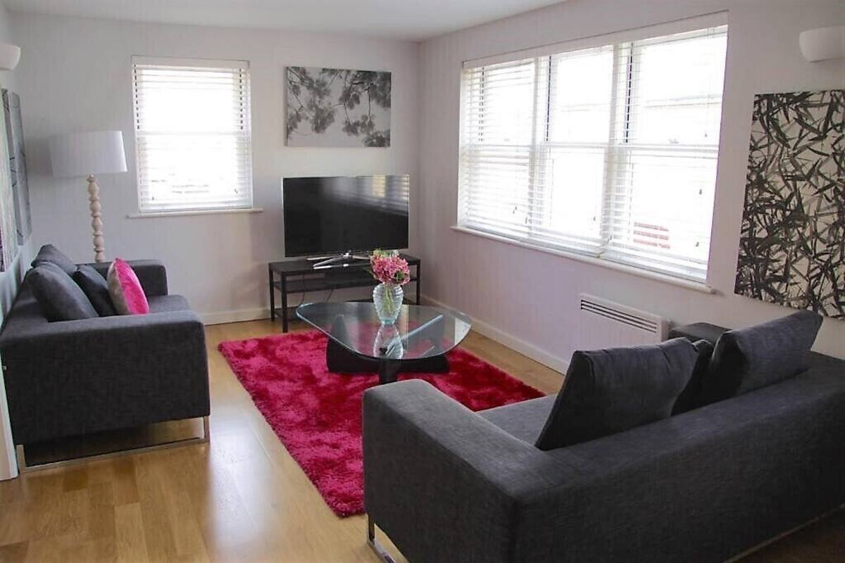 Superior Apartment, 1 Bedroom | Living area | Flat-screen TV