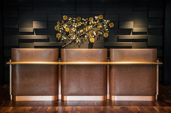 Reception area at The Darcy Hotel