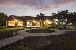 Front of property - evening/night