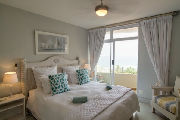 Luxury Apartment, 3 Bedrooms, Sea View, Sea Facing | 3 bedrooms, premium bedding, in-room safe, iron/ironing board