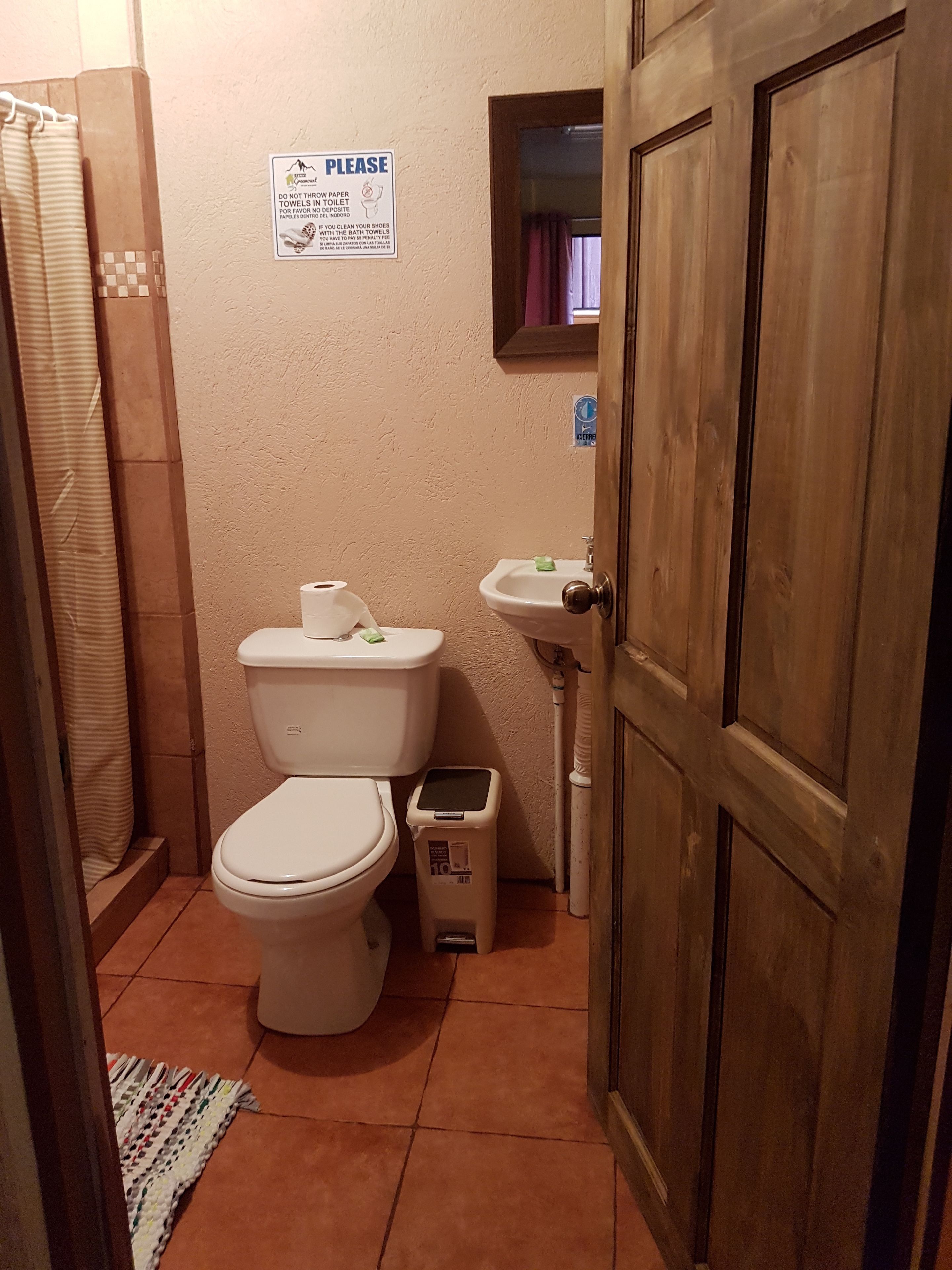 comfort quadruple room | bathroom | shower, rainfall showerhead, free toiletries, towels