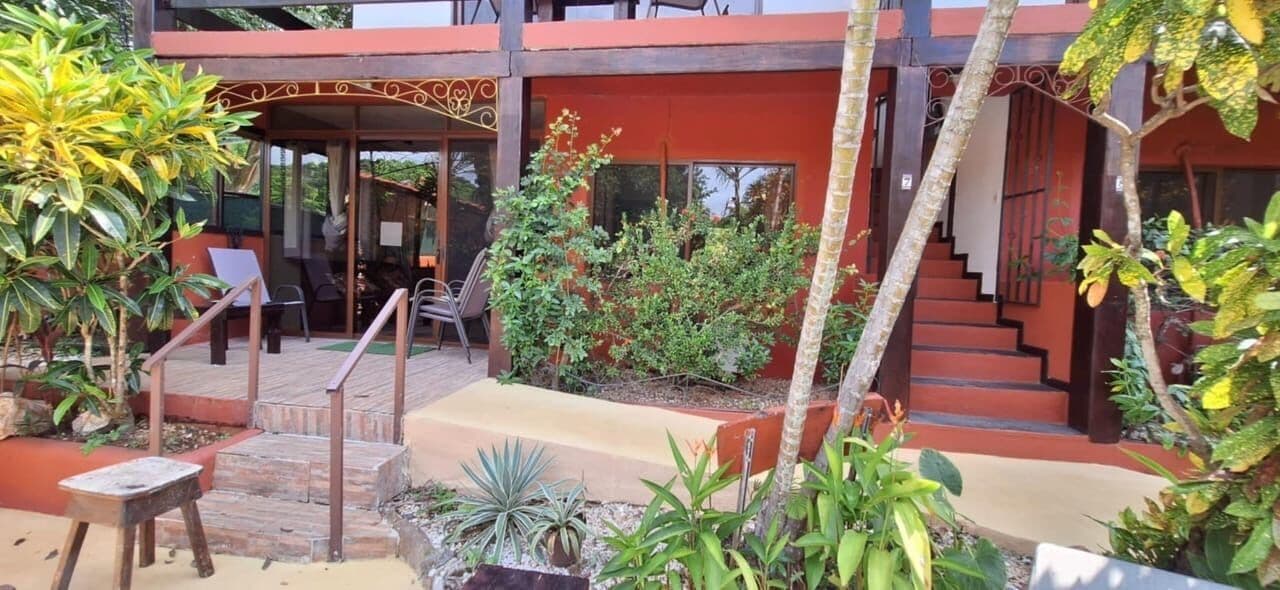 Façade de l’hébergement