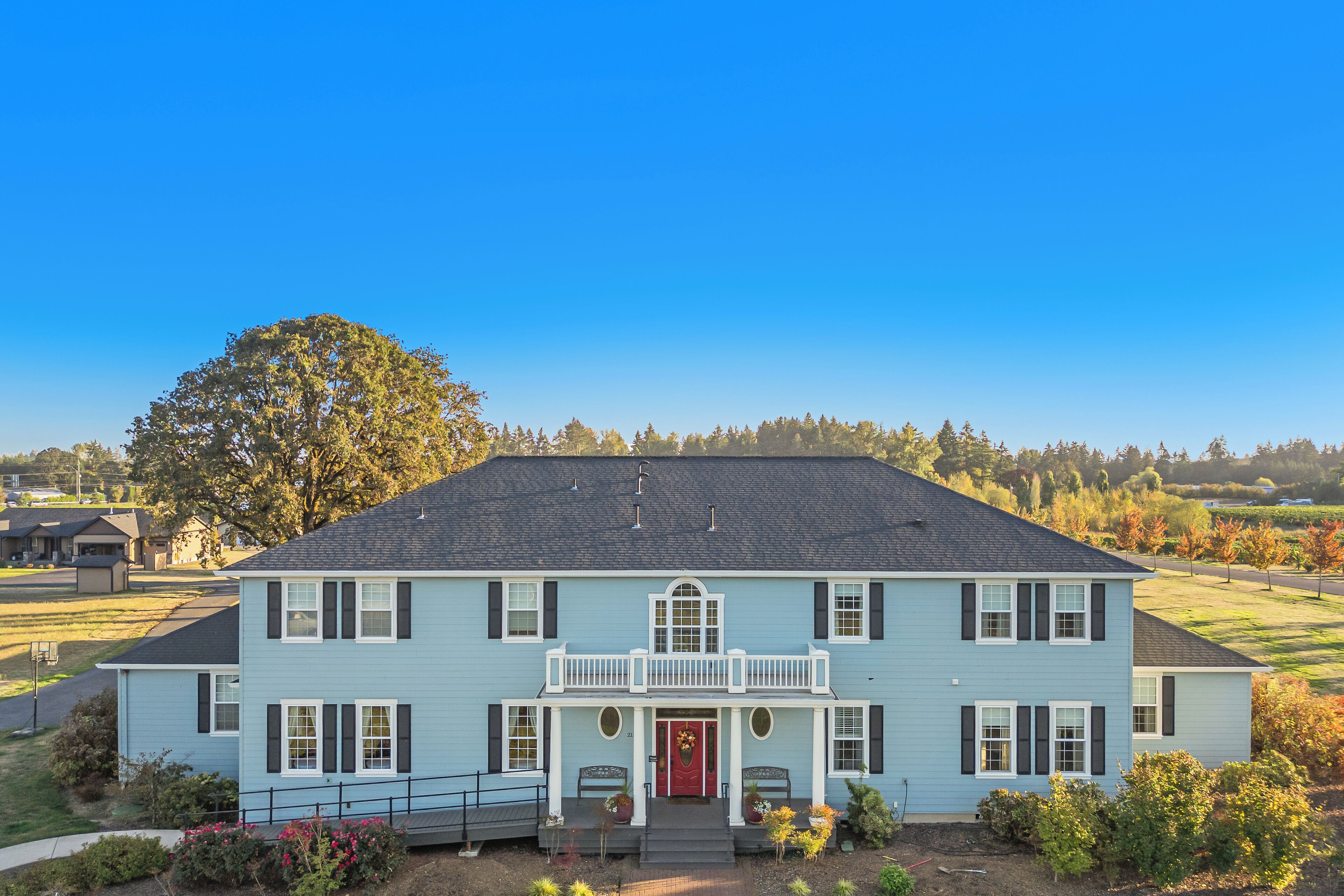 Fassade der Unterkunft