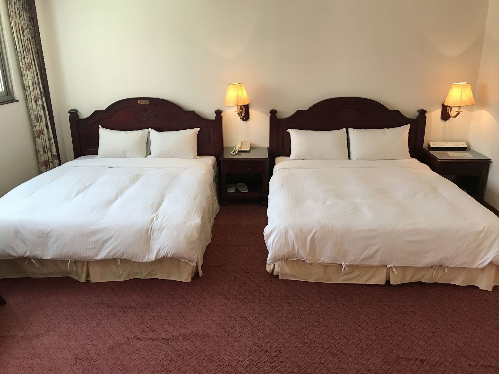 Individually decorated, individually furnished, desk, blackout drapes