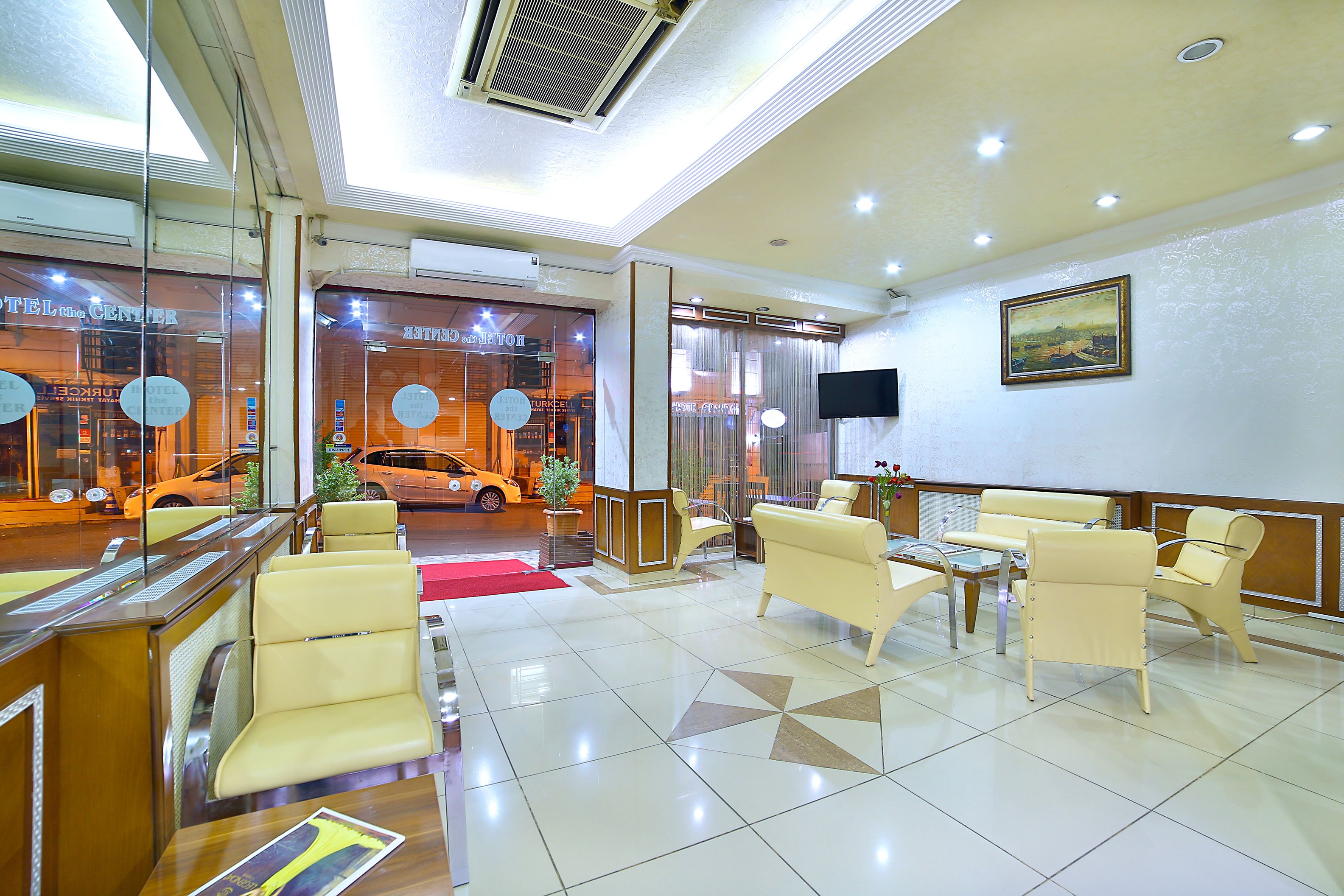 Zona de estar del vestíbulo