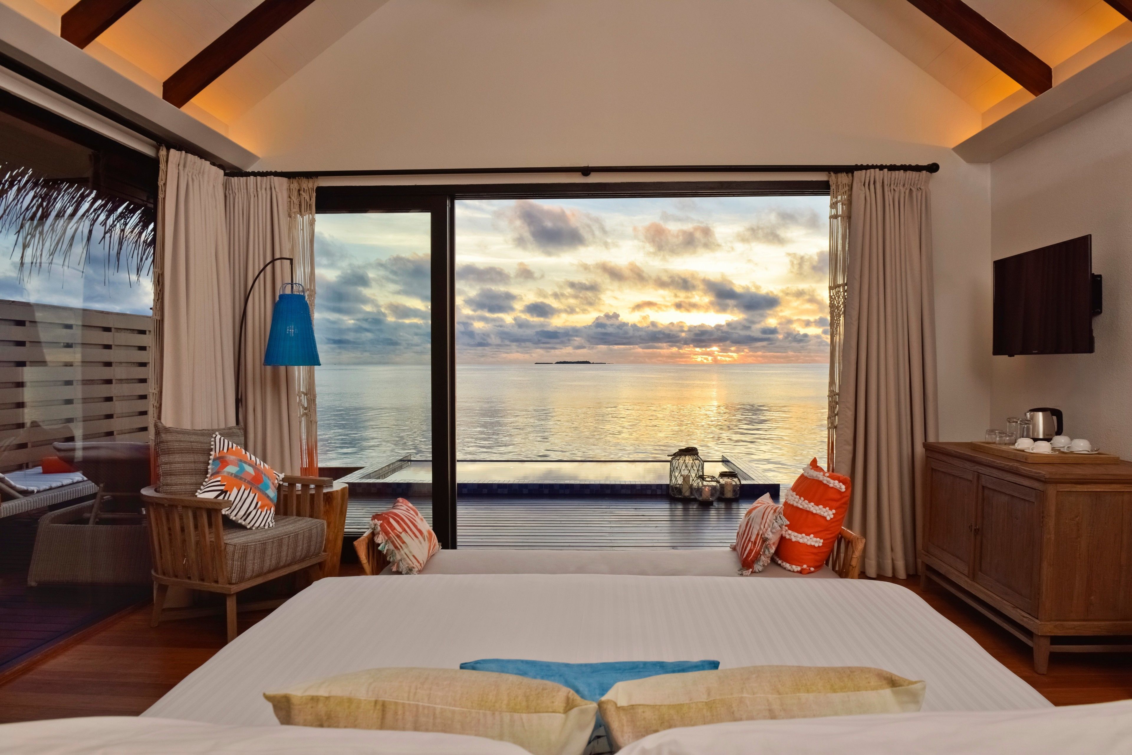 pool water villa | view from room