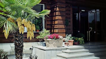 Entrada al alojamiento