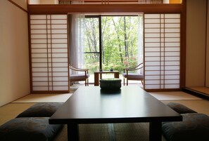 Japanese Style Room, Shared Bathroom (for over 2 guests) | Terrace/patio