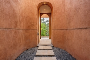 Overnatningsstedets facade