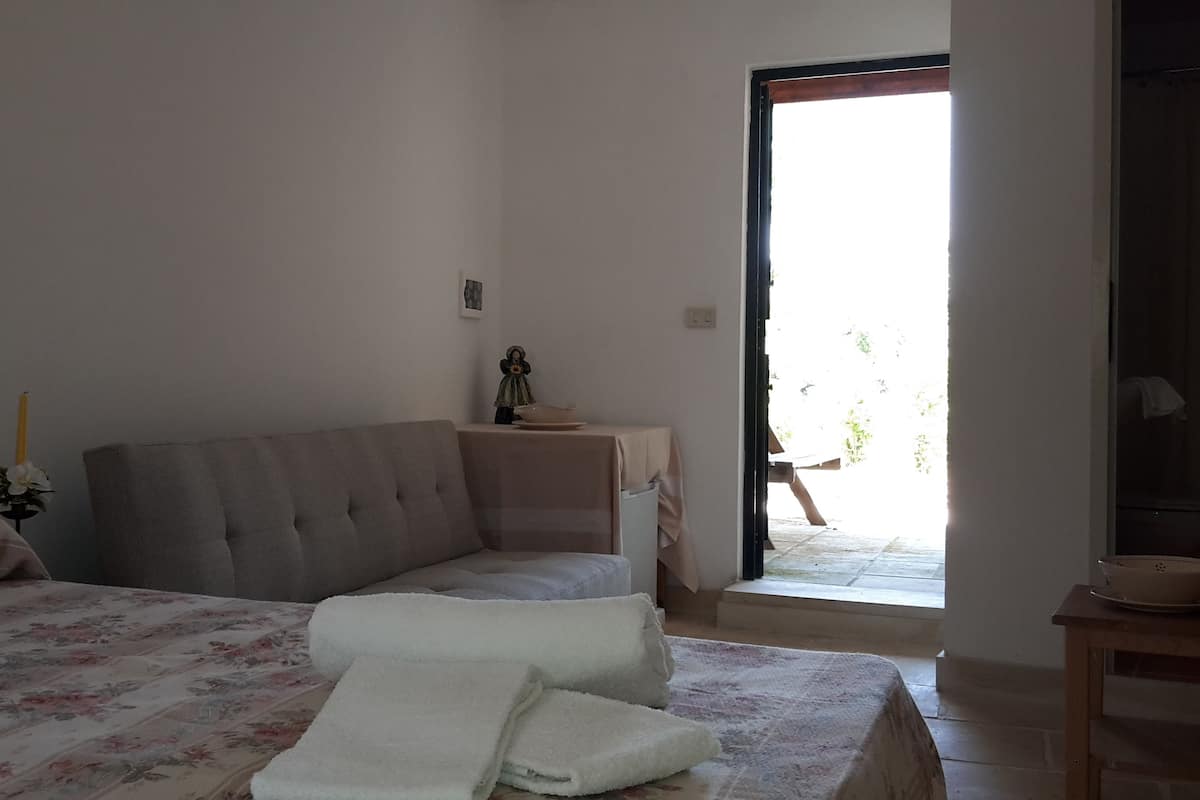 Habitación clásica con 1 cama matrimonial o 2 individuales, vista al jardín | 2 habitaciones, ropa de cama de alta calidad, escritorio y wifi gratis