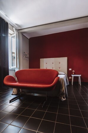 Rom – panorama, 1 dobbeltseng, byutsikt | Individuelt dekorert, individuelt innredet og skrivebord