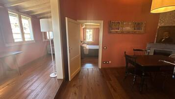 Panoramic Apartment, Multiple Beds, City View | Living area | LED TV