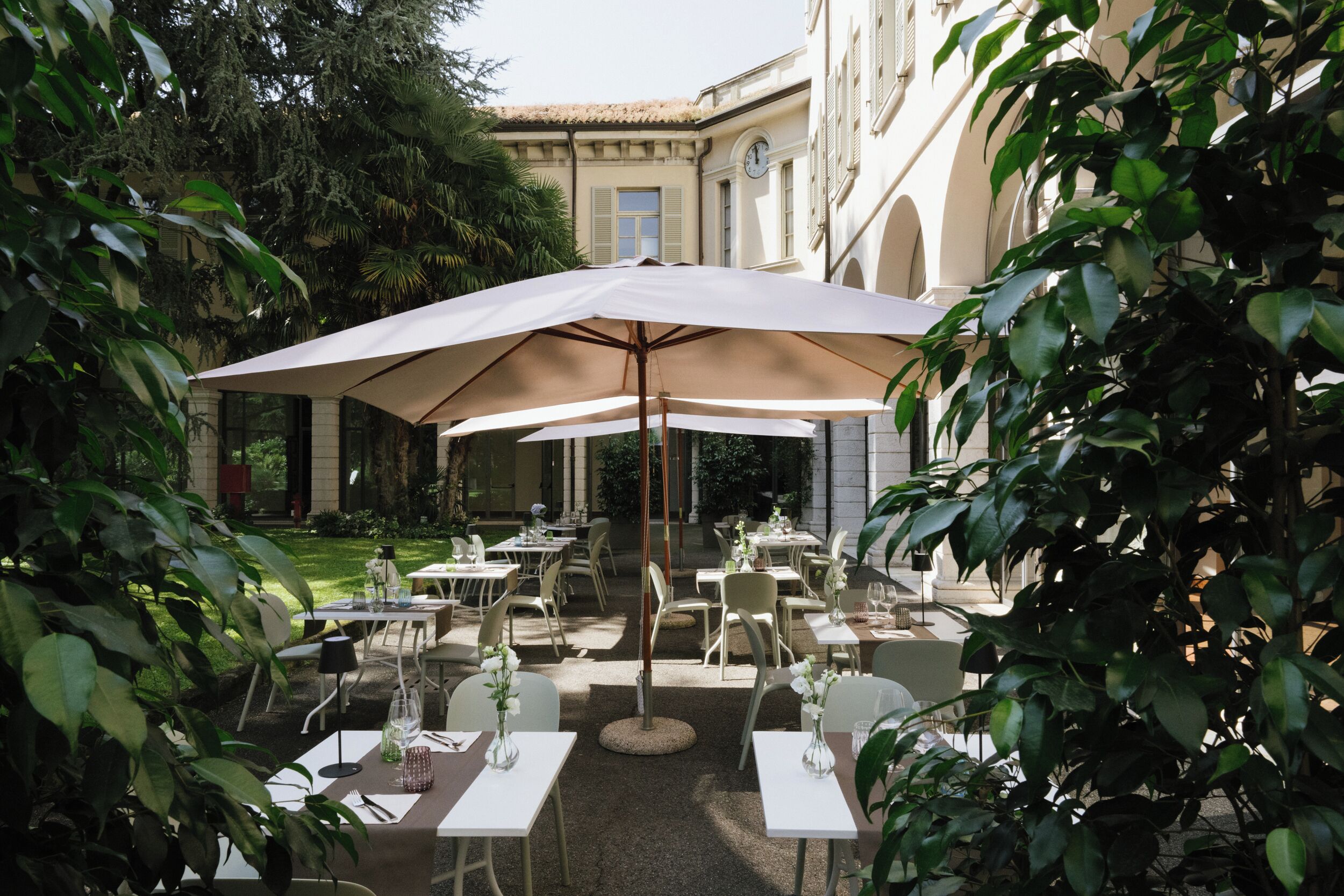 Dîner servi sur place, spécialités Cuisine locale, vue sur le jardin 