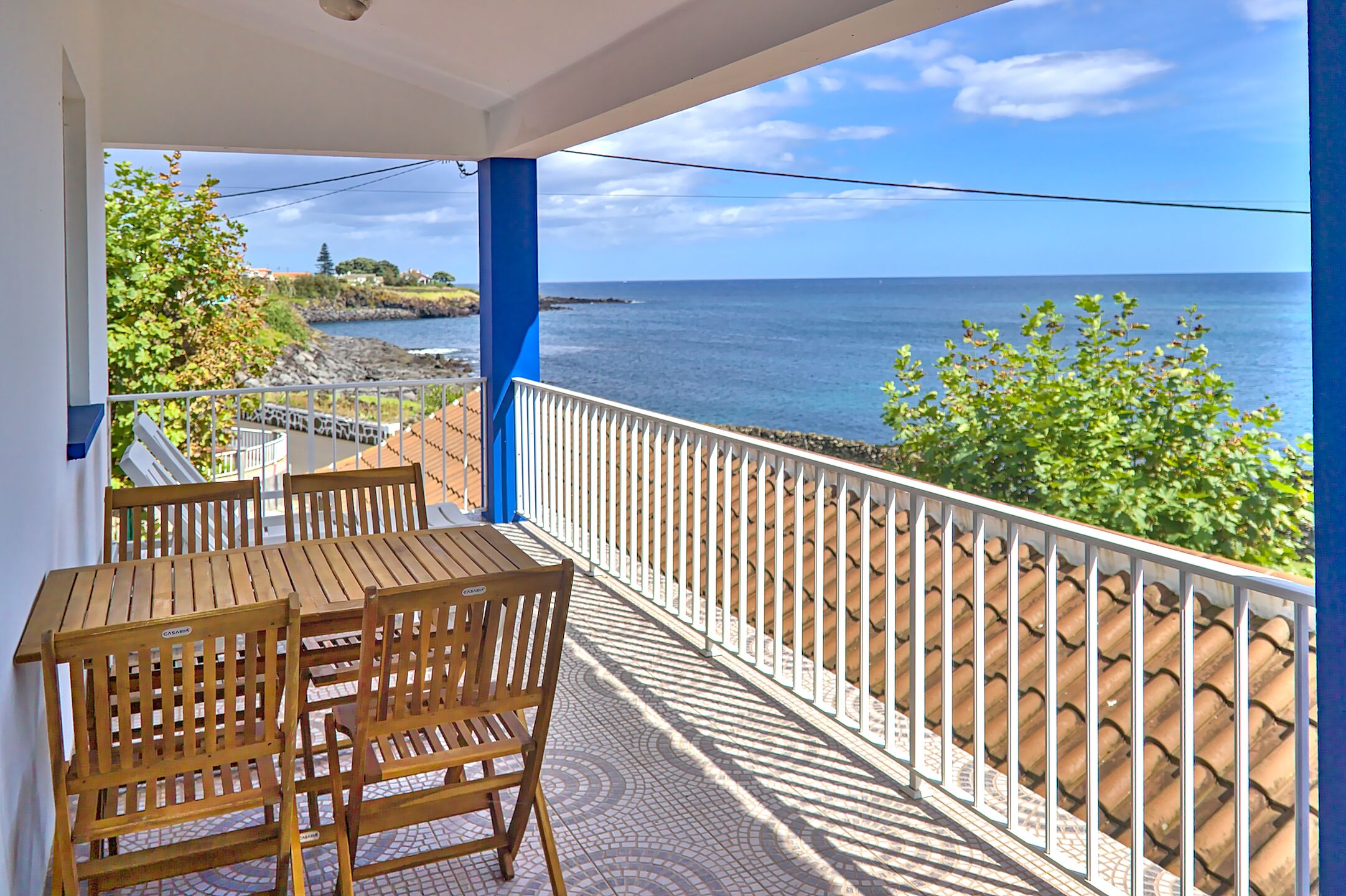 Family Apartment, 2 Bedrooms, Sea View, Beachfront | Terrace/patio