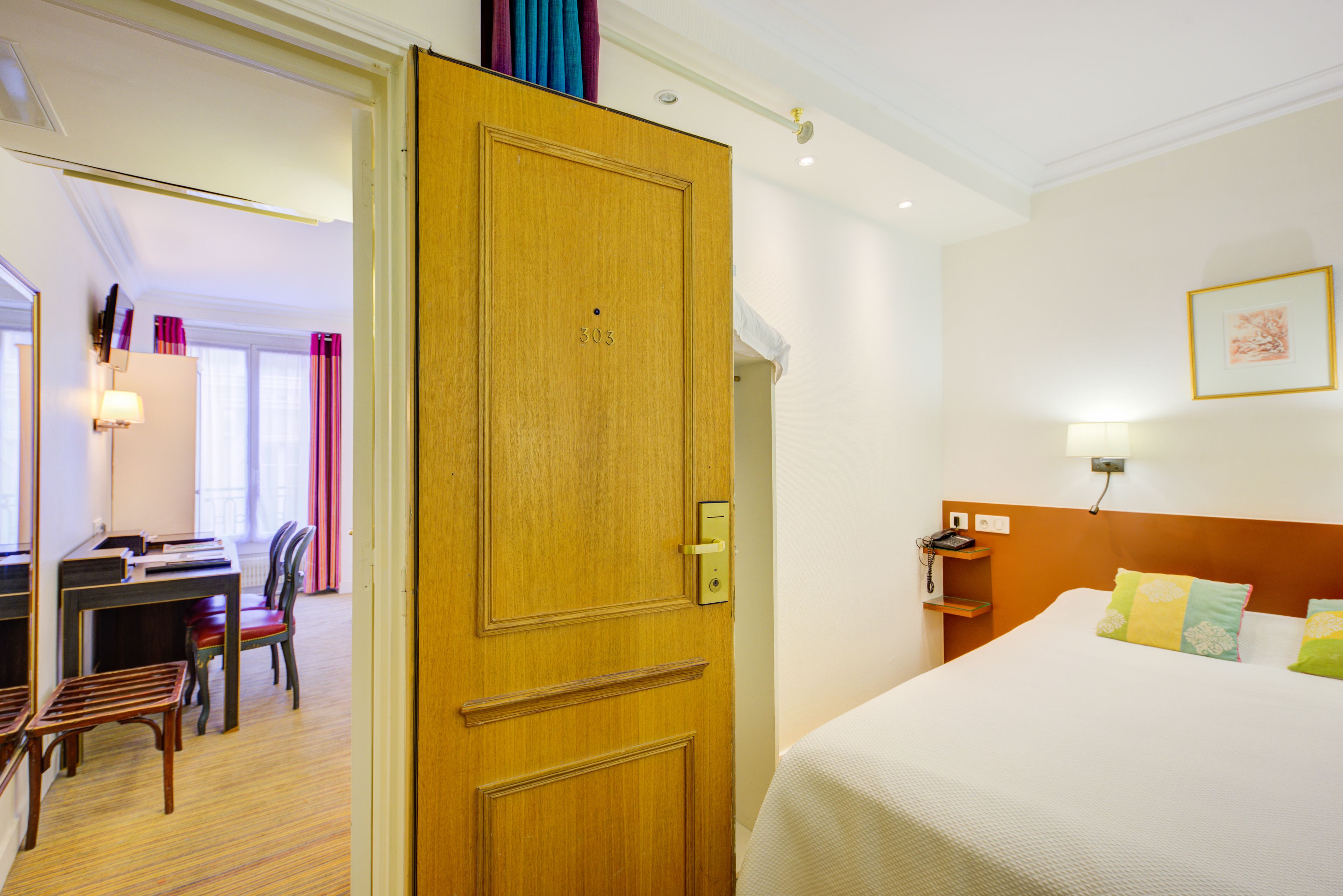 quadruple room | 1 bedroom, minibar, desk, blackout curtains