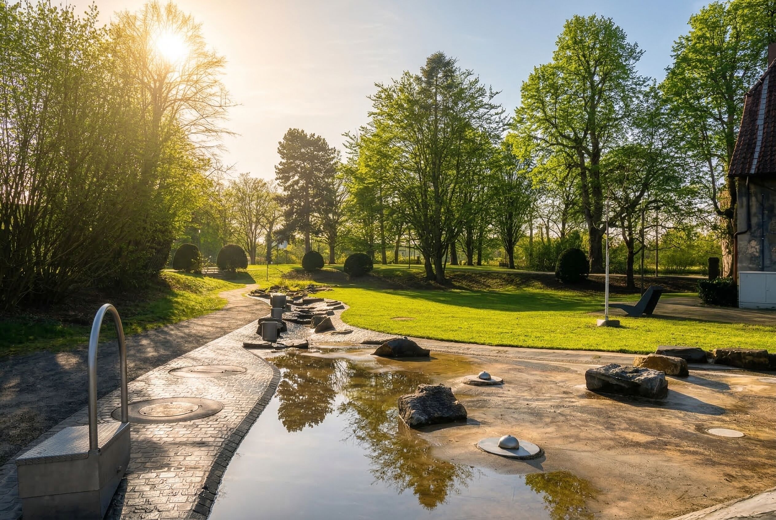 Blick auf die Umgebung