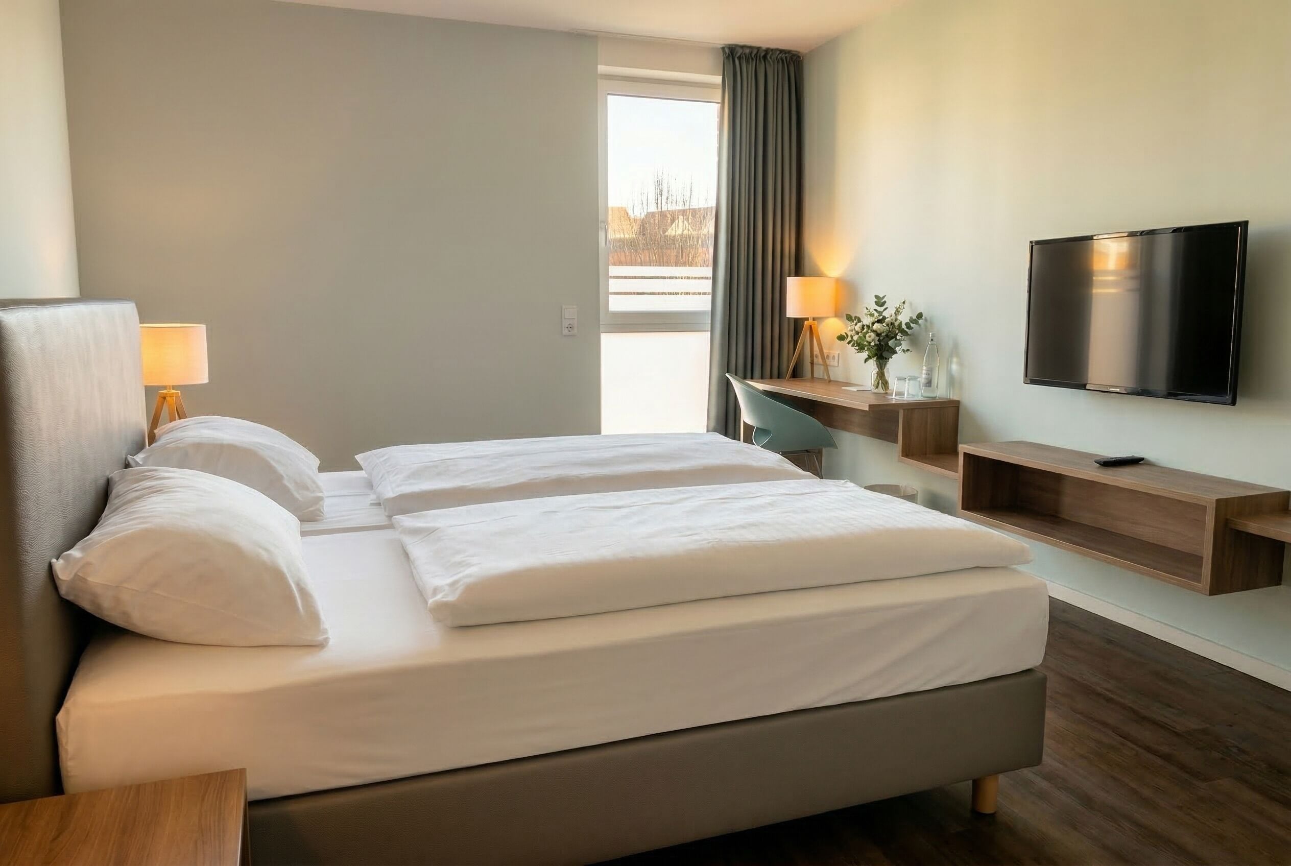 Penthouse, 1 Schlafzimmer, Terrasse, Flussblick (Kitchen) | Zimmersafe, Schreibtisch, schallisolierte Zimmer, Babybetten