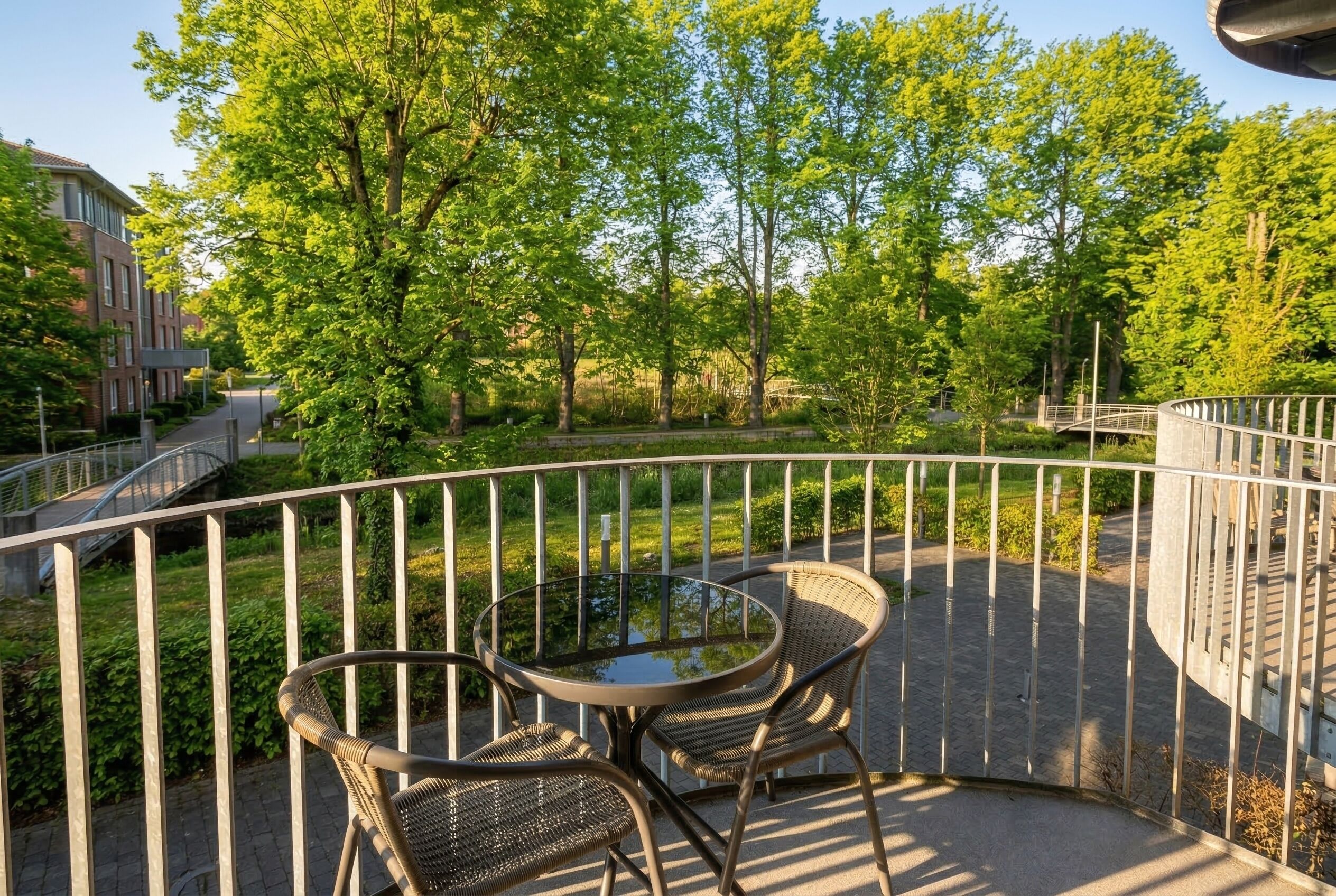 公寓, 1 間臥室, 陽台, 河景 (Kitchenette) | 露台/庭院