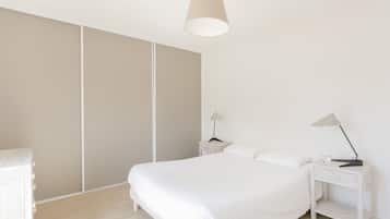 Premium bedding, blackout curtains, soundproofing, free WiFi