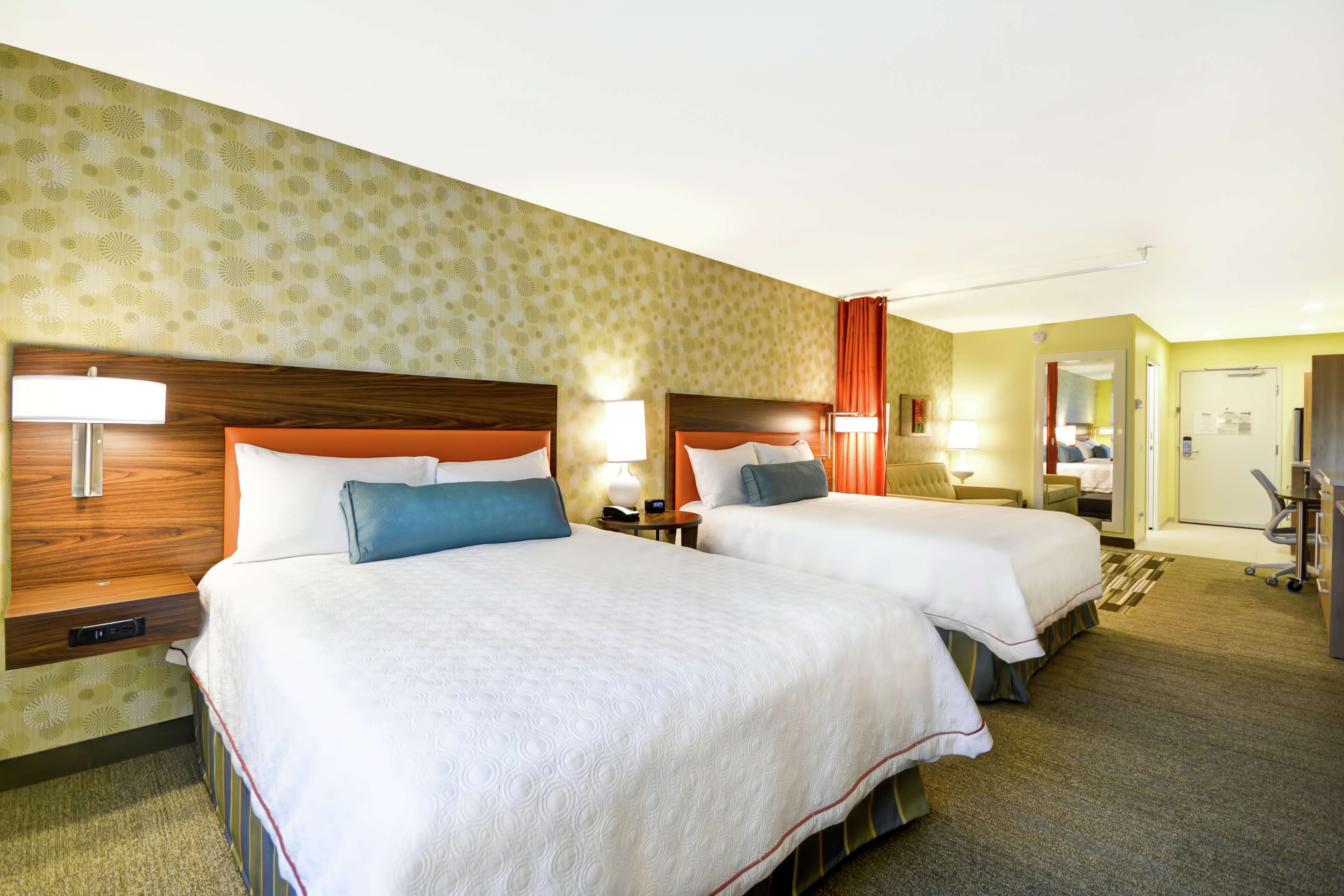 desk, blackout curtains, iron/ironing board, free cots/infant beds