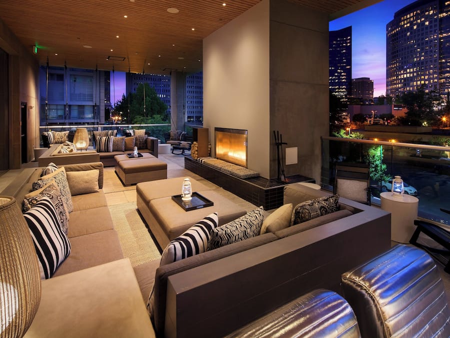 Vue depuis l’hébergement