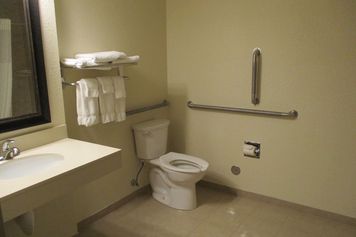 room, 1 queen bed, accessible, non smoking | desk, blackout curtains, soundproofing, iron/ironing board