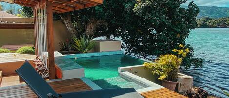 Classic Villa, 3 Bedrooms, Private Pool, Lagoon View | Terrace/patio