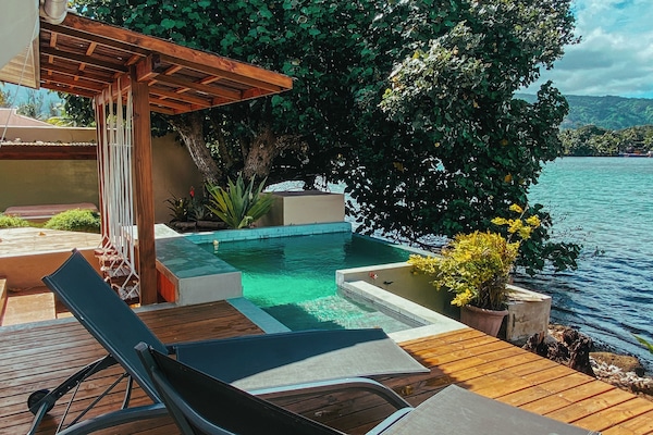 Vila Klasik, 3 kamar tidur, kolam renang pribadi, pemandangan laguna | Teras/patio