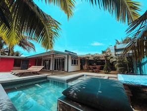 Family Villa, 5 Bedrooms, Private Pool, Lagoon View | Terrace/patio
