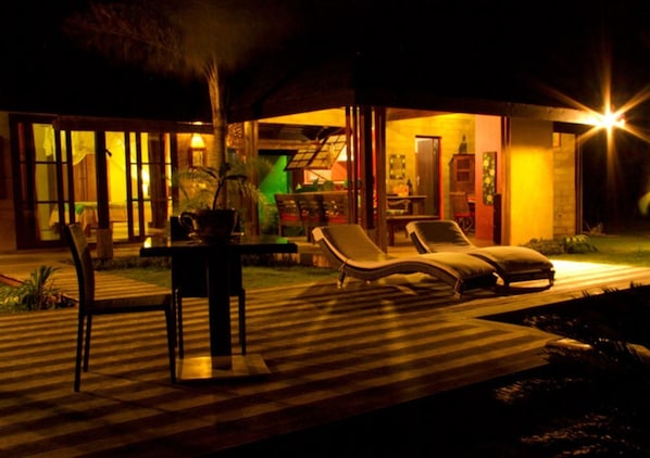 Traditional Villa, 2 Bedrooms, Private Pool, Lagoon View | Terrace/patio