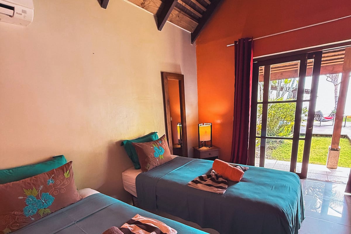Traditional Villa, 2 Bedrooms, Private Pool, Lagoon View | 2 bedrooms, Egyptian cotton sheets, premium bedding, iron/ironing board