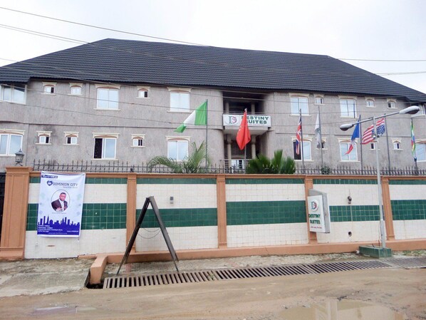 Façade de l’hébergement