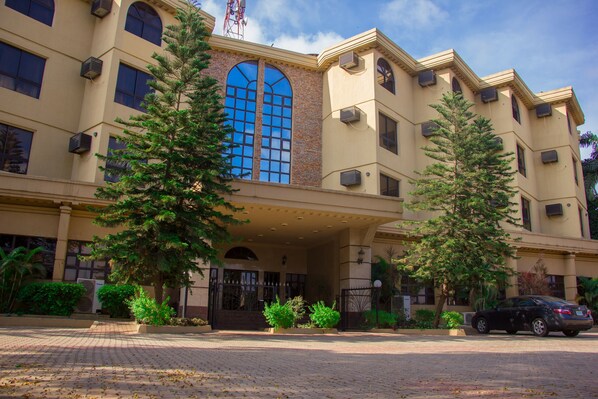 Voorkant van accommodatie