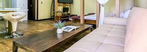 Dúplex, 1 habitación, vista al mar (2 persons) | Ropa de cama de alta calidad y wifi gratis 